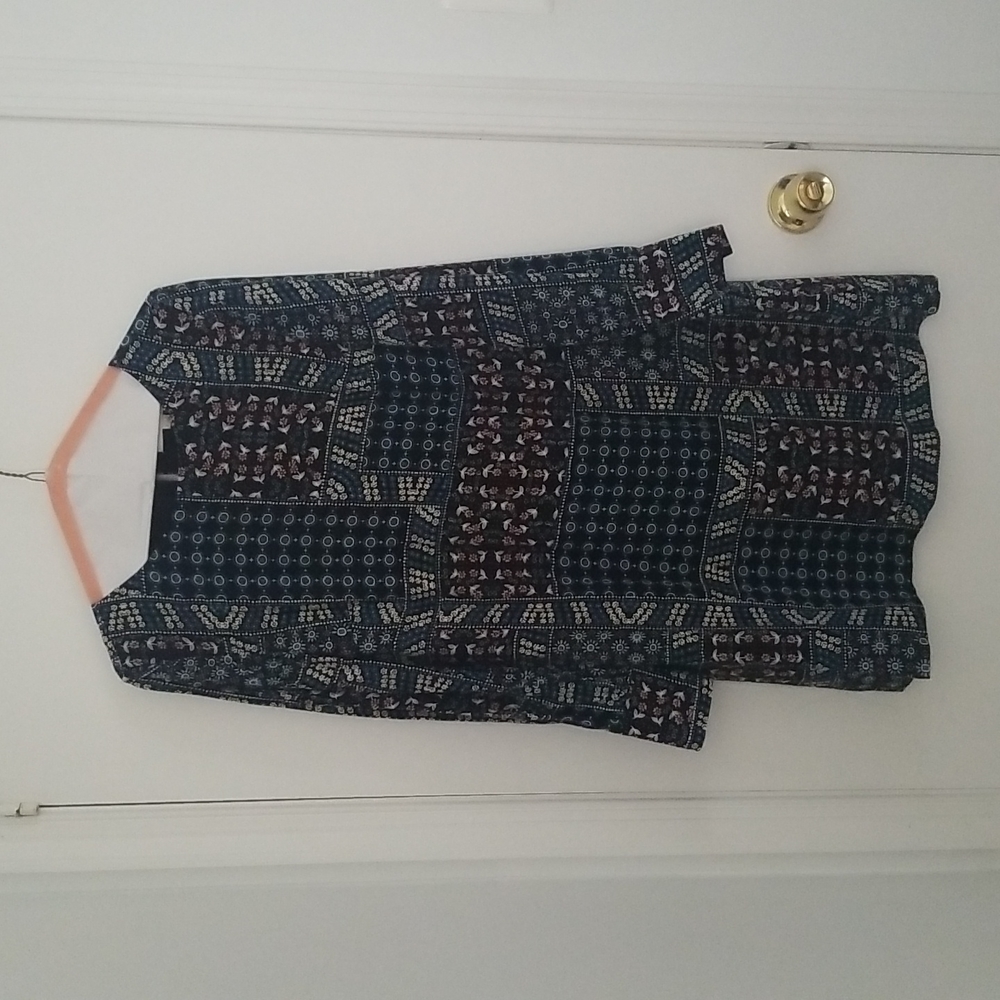 Loft Shift long sleeve dress